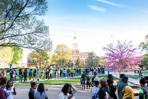 Students Walking